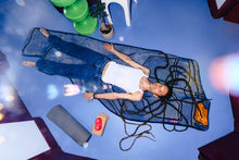 Load image into Gallery viewer, Floordrobe Collection PAM perks and mini cc-tapis jeans rug