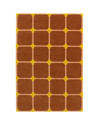 cc-tapis Chateau Orlando Collection Flower Grid rug designed by Luke Edward Hall