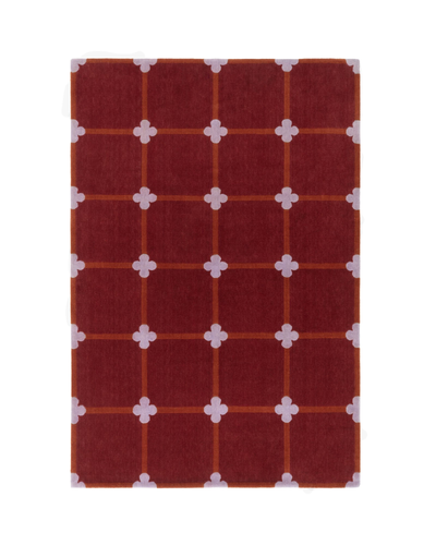 cc-tapis Chateau Orlando Collection Flower Grid rug designed by Luke Edward Hall