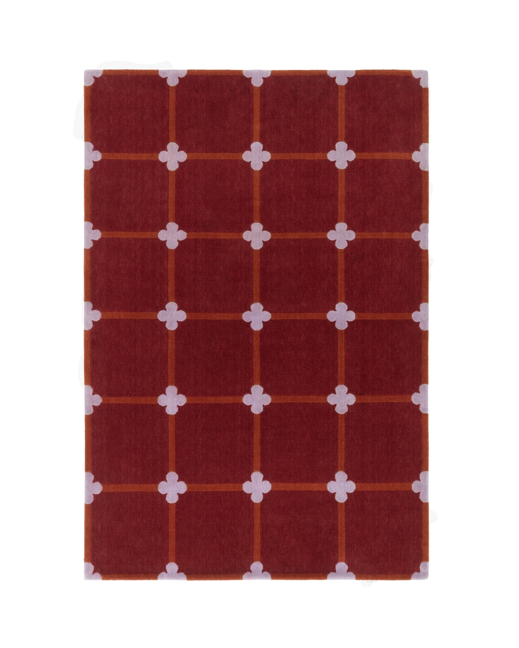 cc-tapis Chateau Orlando Collection Flower Grid rug designed by Luke Edward Hall