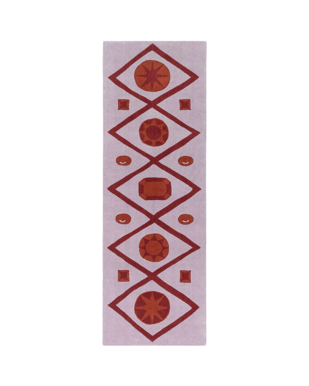 cc-tapis Chateau Orlando Collection Jewelled Lattice Runner rug designed by Luke Edward Hall
