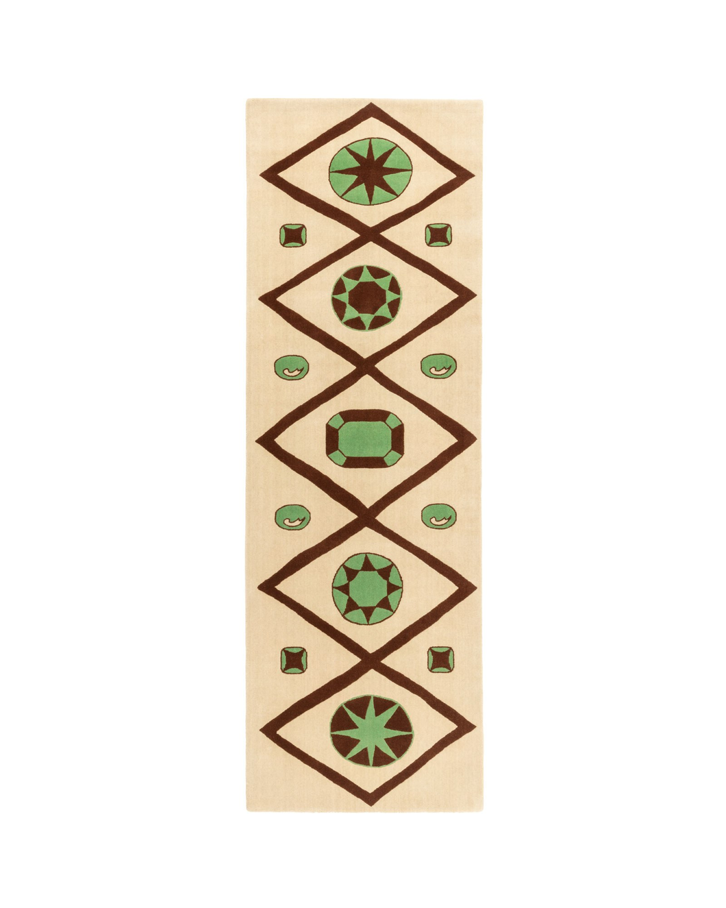 cc-tapis Chateau Orlando Collection Jewelled Lattice Runner rug designed by Luke Edward Hall