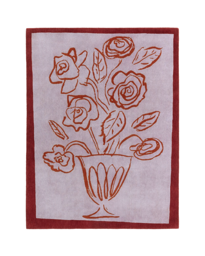 cc-tapis Chateau Orlando Collection Summer Roses rug designed by Luke Edward Hall