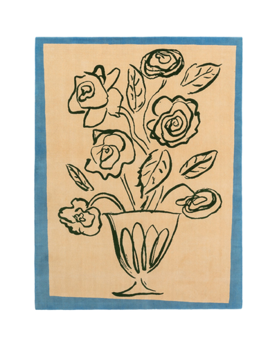 cc-tapis Chateau Orlando Collection Summer Roses rug designed by Luke Edward Hall