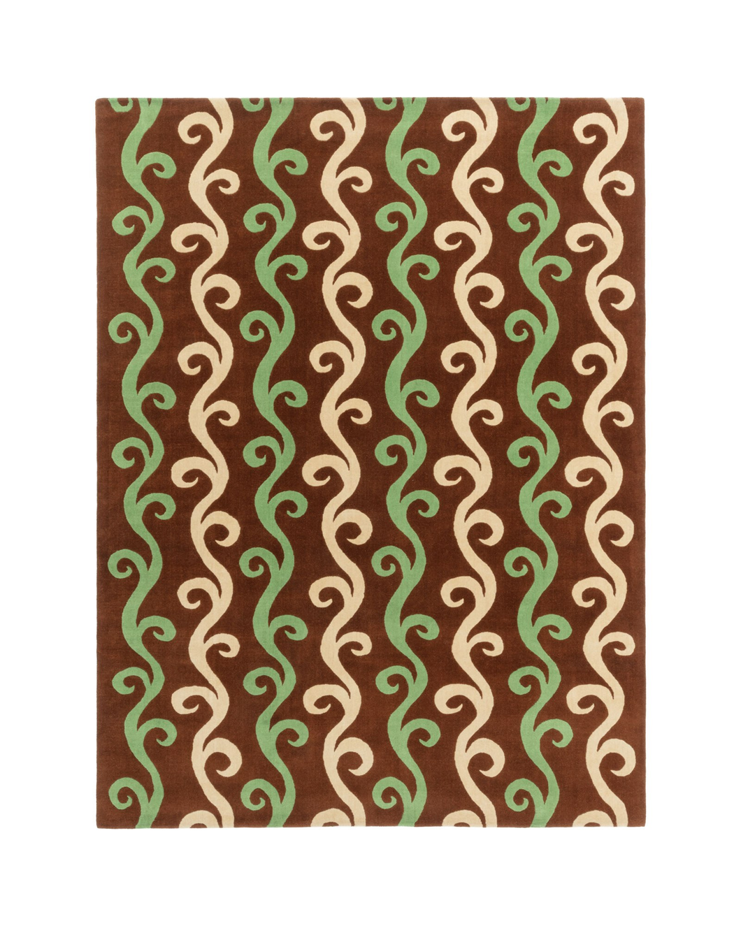 cc-tapis Chateau Orlando Collection Wiggle Stripe rug designed by Luke Edward Hall