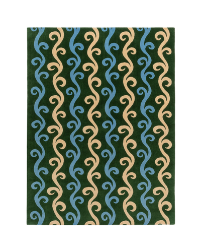 cc-tapis Chateau Orlando Collection Wiggle Stripe rug designed by Luke Edward Hall